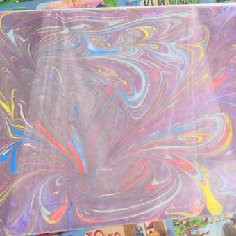 Набор для творчества UPTOYS Рисование на воде эбру 40794 Котэбру формат А4: отзыв пользователя Детский Мир