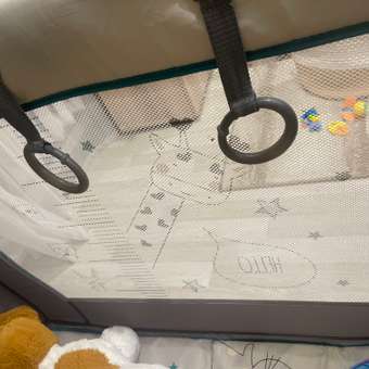 Манеж AmaroBaby Walky Good Day Giraffe квадратный серый: отзыв пользователя Детский Мир