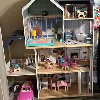 Кукольный домик PAREMO Мэделин Авенью с мебелью 28 предметов: отзыв пользователя Детский Мир