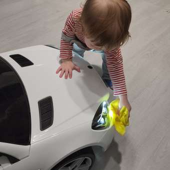 Электромобиль BabyCare Mercedes резиновые колеса белый: отзыв пользователя Детский Мир