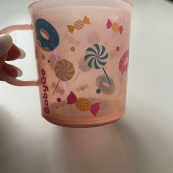 Кружка BabyGo Pink 200 мл 1 шт.: отзыв пользователя ДетМир