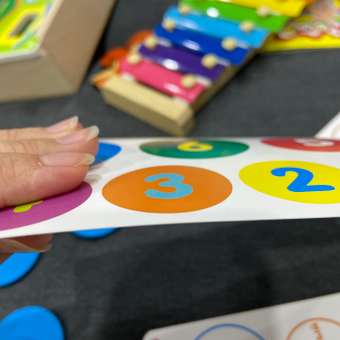 Сортер Монтессори деревянный Alatoys учим цвета и размеры: отзыв пользователя Детский Мир