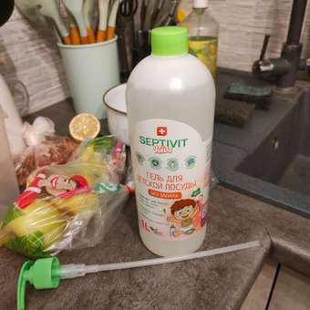 Средство для мытья детской посуды SEPTIVIT Детской 1л: отзыв пользователя Детский Мир