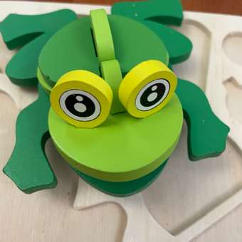 Пазл 3D Alatoys Лягушка объемная: отзыв пользователя Детский Мир