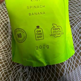Пюре фруктовое Nutrino Lab Яблоко киви шпинат и банан 200 г: отзыв пользователя Детский Мир