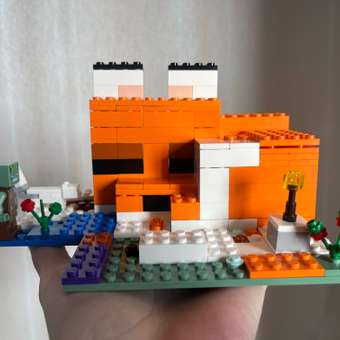 Конструктор LEGO Minecraft Лисья хижина блочный: отзыв пользователя Детский Мир
