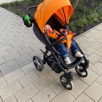 Коляска прогулочная Nuovita Modo Terreno Оранжево-серый: отзыв пользователя Детский Мир