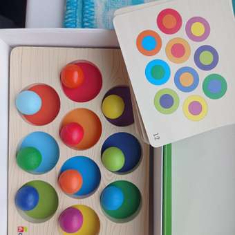 Сортер Alatoys Цветные шарики с пинцетом СОР87: отзыв пользователя ДетМир