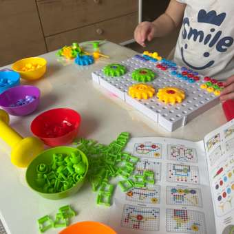 Конструктор Attivio Gearwheel Mosaic сборная игровая модель: отзыв пользователя Детский Мир