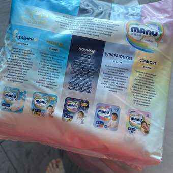 Трусики MANU Микс M (6-11 кг) 23 шт.: отзыв пользователя Детский Мир