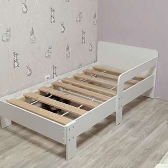 Кровать детская 160*80 белая Alatoys подростковая деревянная: отзыв пользователя Детский Мир