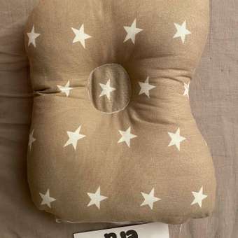 Подушка для новорожденных Mums Era ортопедическая звезда мокко: отзыв пользователя Детский Мир