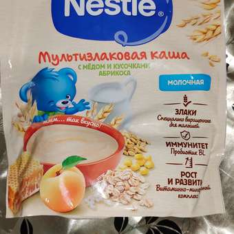 Каша молочная Nestle мультизлаковая мед-абрикос 200г с 9месяцев: отзыв пользователя Детский Мир