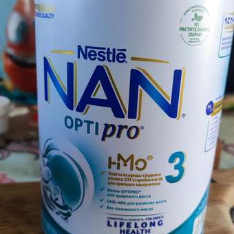 Молочко NAN 3 Optipro 1050г с 12месяцев: отзыв пользователя ДетМир