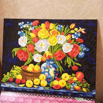 Картина по номерам Art sensation холст на подрамнике 40х50 см Натюрморт с фруктами: отзыв пользователя Детский Мир