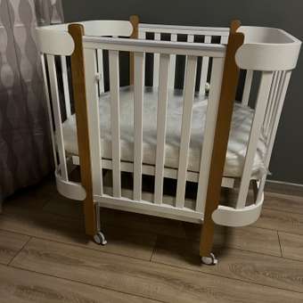 Детская кроватка Happy Baby прямоугольная, универсальный маятник (белый): отзыв пользователя Детский Мир