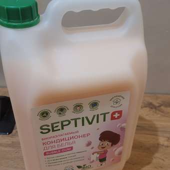 Кондиционер для белья SEPTIVIT Bubble gum 5л: отзыв пользователя Детский Мир