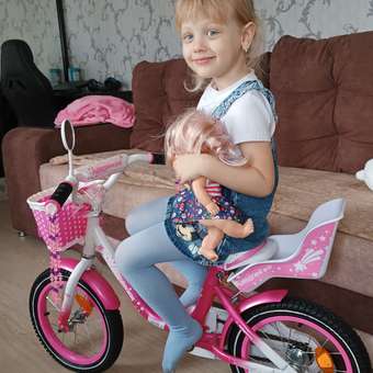 Велосипед NRG BIKES CANARY 14 pink-white: отзыв пользователя Детский Мир