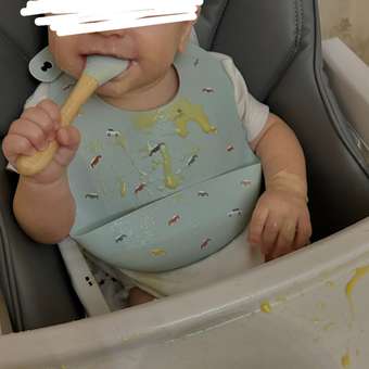 Нагрудник Happy Baby пластик: отзыв пользователя Детский Мир