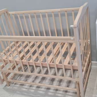 Детская кроватка СКВ Митенька прямоугольная, поперечный маятник (береза): отзыв пользователя Детский Мир