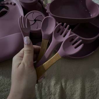 Набор детской посуды PlayKid розовый 2: отзыв пользователя Детский Мир