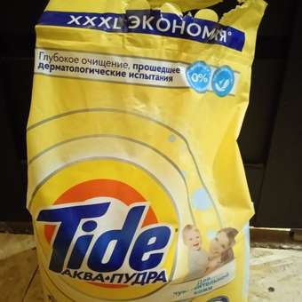 Порошок стиральный Tide для чувствительной кожи автомат 6кг с 0месяцев: отзыв пользователя Детский Мир