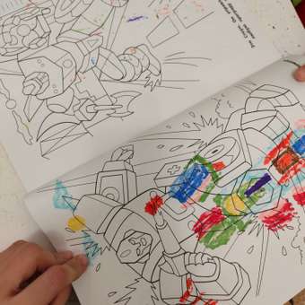 Раскраска Умка Мегаботы: отзыв пользователя Детский Мир