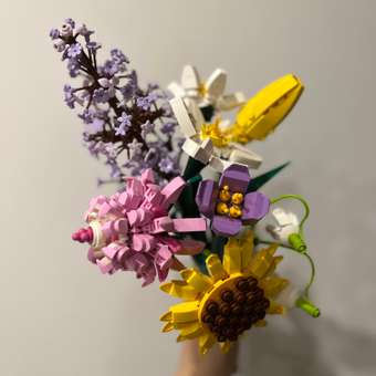 Конструктор Sembo Florist Букет цветов FCJ0653151: отзыв пользователя Детский Мир