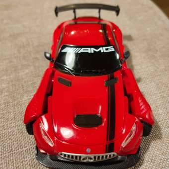 Машина Rastar 1:32 Mercedes-Benz GT3 Трансформер Красная 62300: отзыв пользователя Детский Мир
