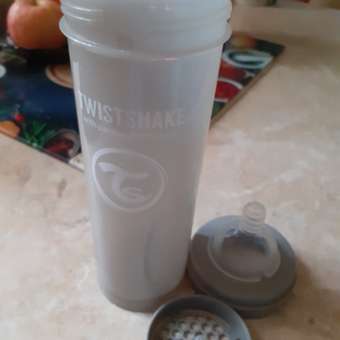 Бутылочка Twistshake Антиколиковая Пастельный серый 330 мл 4 мес+: отзыв пользователя Детский Мир