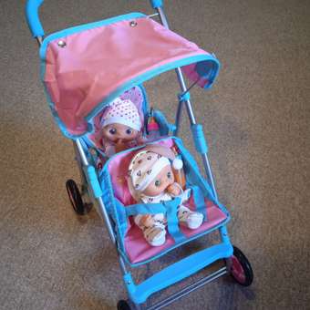 Коляска для куклы Demi Star прогулочная для близнецов 9618 Princess: отзыв пользователя Детский Мир