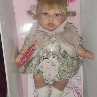 Кукла Antonio Juan Реборн София в розовом 27 см озвученная: отзыв пользователя Детский Мир