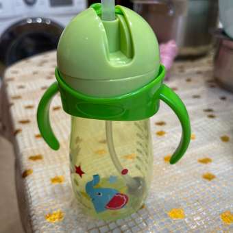 Поильник BabyGo Fisher Price 270мл Green СС-С1-1051: отзыв пользователя ДетМир