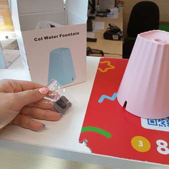Поилка-фонтан для кошек ZDK ZooWell Smart Автоматическая розовая Eco-friendly: отзыв пользователя Детский Мир