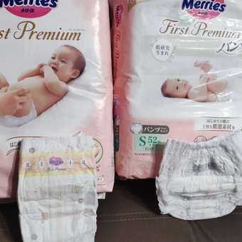 Подгузники Merries Premium S (4-8 кг) 60 шт.: отзыв пользователя Детский Мир