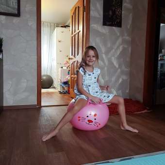 Прыгун мяч Altacto Котик диаметр до 55 см макс. нагрузка 60 кг.: отзыв пользователя Детский Мир