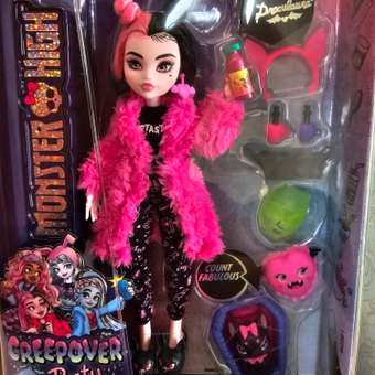 Кукла Monster High Creepover Party Draculaura HKY66: отзыв пользователя ДетМир