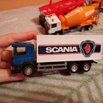 Бетономешалка Mobicaro Scania 1:64 без механизмов: отзыв пользователя ДетМир