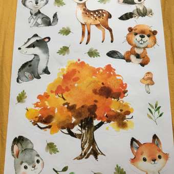 Декоративные наклейки Дрофа-Медиа Лесные животные 4256: отзыв пользователя Детский Мир