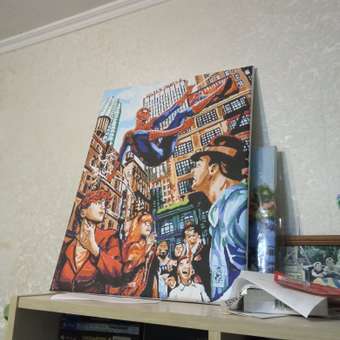 Картина по номерам ARTOP Человек Паук холст на подрамнике 40х50 см: отзыв пользователя Детский Мир