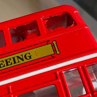Автобус двухэтажный Пламенный мотор лондонский металличекий инерционный: отзыв пользователя Детский Мир