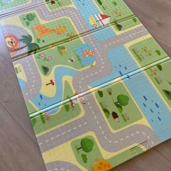 Детский коврик Keelife игровой развивающий складной двусторонний Дороги и Холмы: отзыв пользователя Детский Мир
