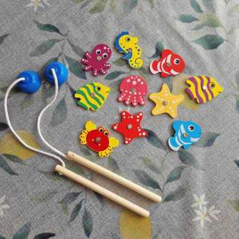Развивающая игрушка Mapacha монтессори мелкая моторика логика внимание память. Ловим рыбок.: отзыв пользователя Детский Мир