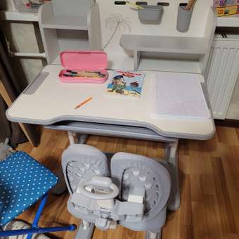 Комплект парта + стул Anatomica Fiona белый/серый: отзыв пользователя Детский Мир