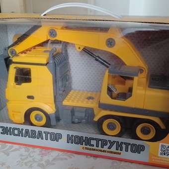 Конструктор Funky Toys Экскаватор сборная игровая модель: отзыв пользователя Детский Мир
