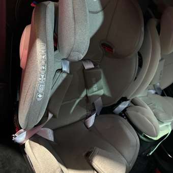 Автокресло детское JOVOLA Jet Isofix 0-36 кг группа 0+1+2+3 с упором в пол бежевый-коричневый: отзыв пользователя Детский Мир