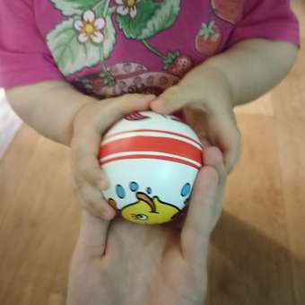Мяч ЧАПАЕВ Рыбка красный 7см 44251: отзыв пользователя Детский Мир