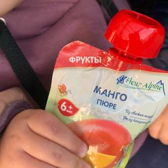 Пюре Fleur Alpine Органик манго 90г с 6 месяцев: отзыв пользователя Детский Мир