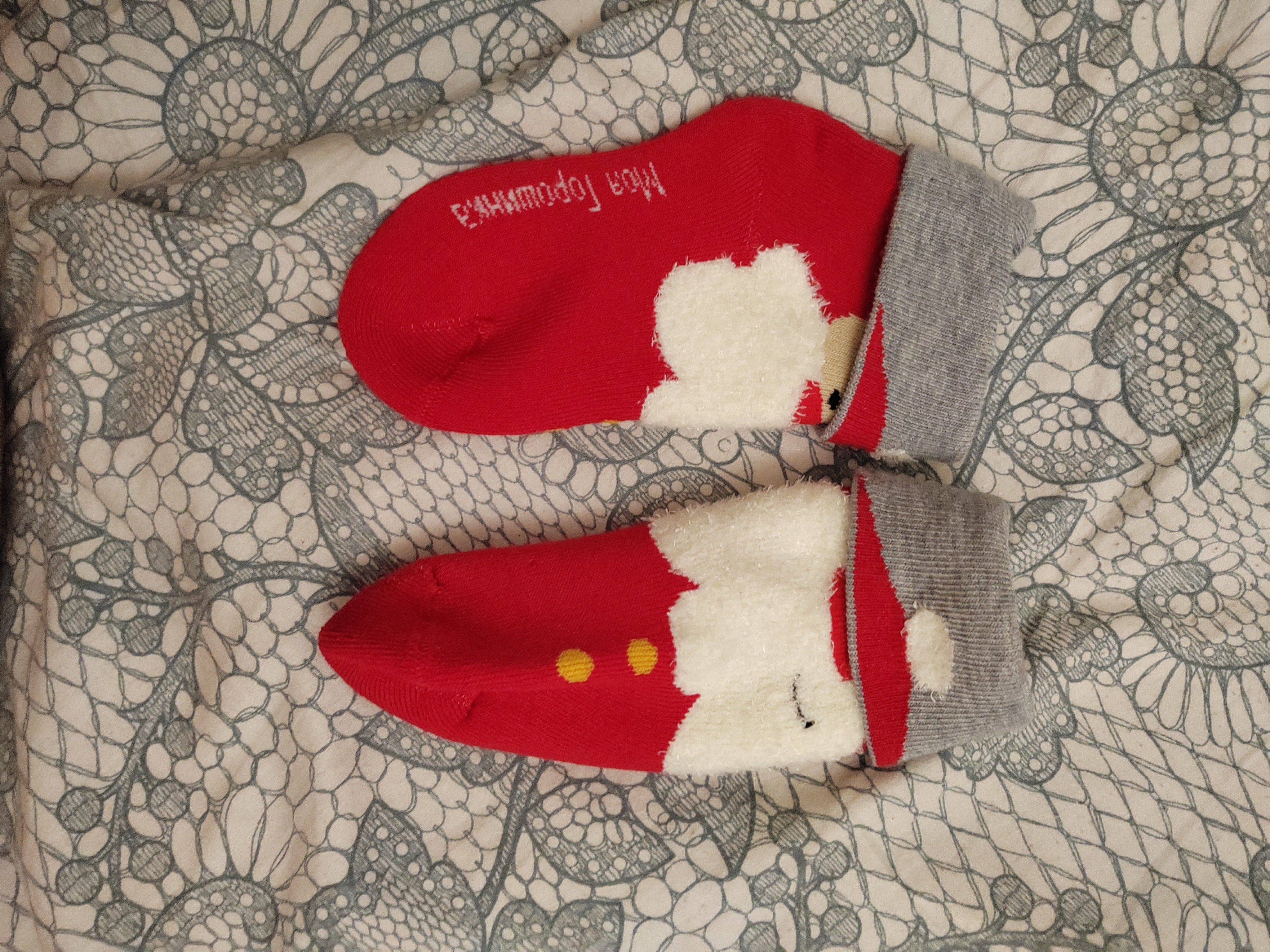 Хорошие носочки.  Тёплые и яркие.  