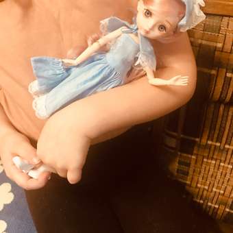 Коллекционная шарнирная кукла WiMI Bjd с большими глазами одеждой и аксессуарами с длинными волосами для девочек 26 см: отзыв пользователя Детский Мир
